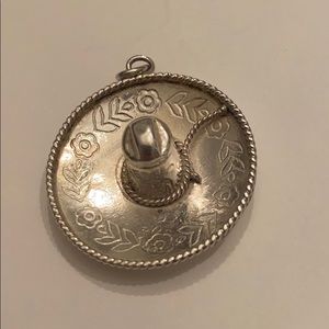 Sterling Silver Mexico Sombrero Charm